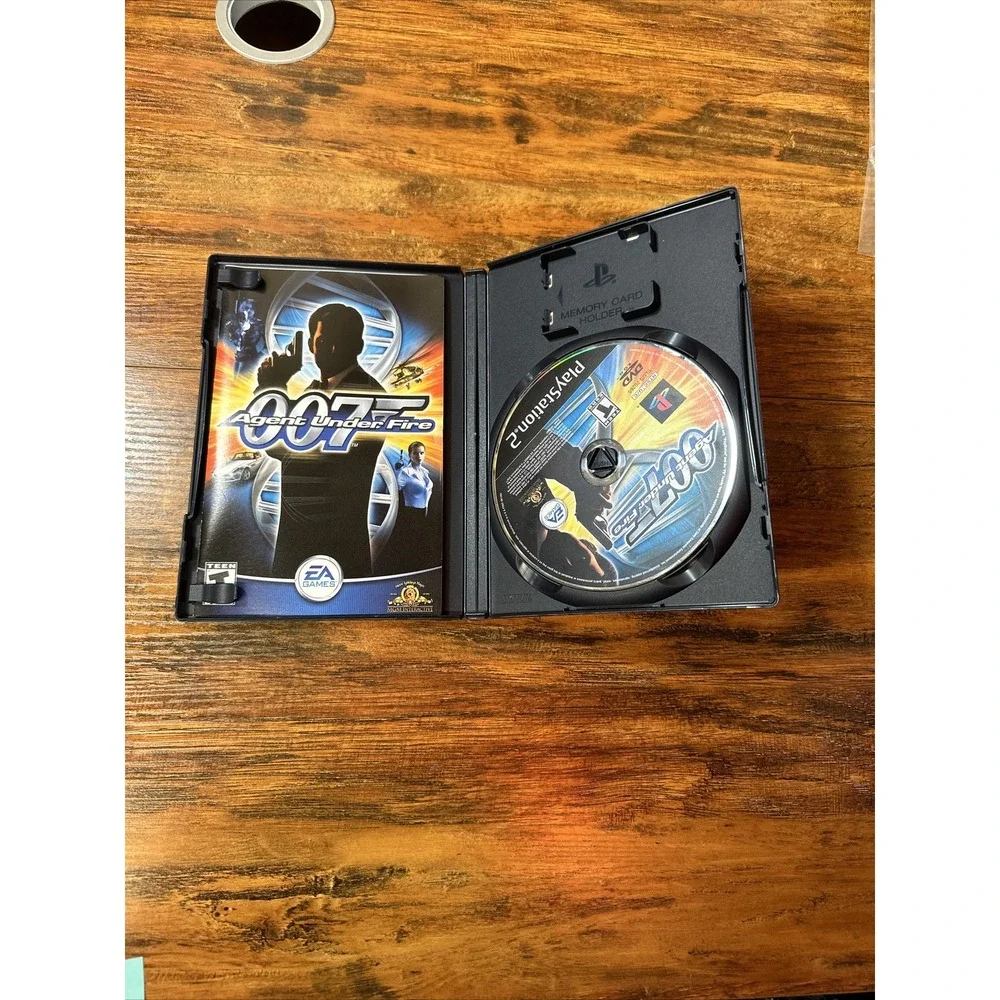 007 Agent Under Fire James Bond PlayStation 2 PS2 Black Label Complete CIB